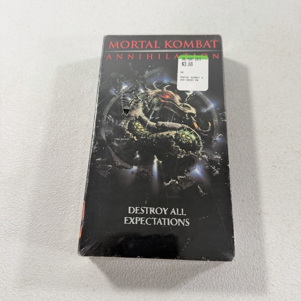 Mortal Kombat Annihilation (VHS, 1998) Talisa Soto, Robin Shou NEW SEALED READ‎
